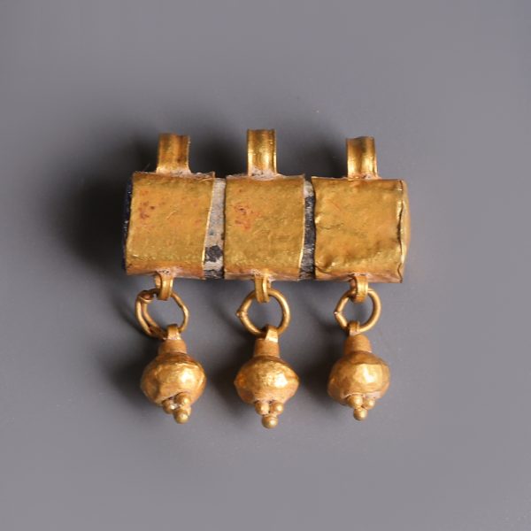 Late Roman Gold Amulet Holder