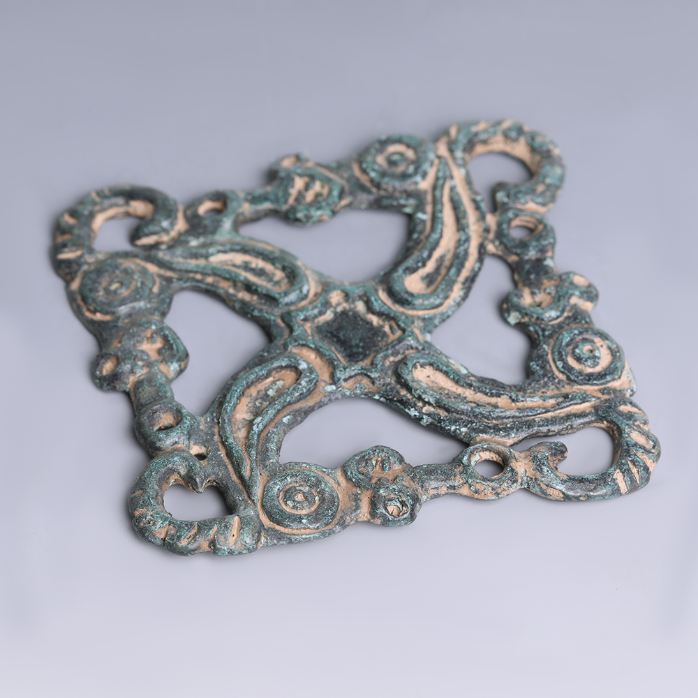 Ordos Abstract Bronze Plaque Ordos Abstract Bronze Plaque