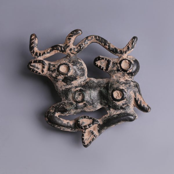 Ordos Belt Plaque of Recumbent Stags