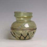 Ancient Roman Green Glass Jar