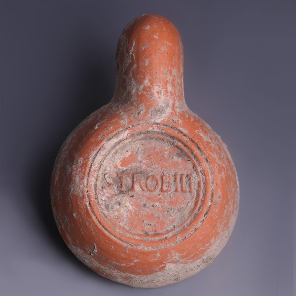 Ancient Roman Factory Lamp with Maker's Mark