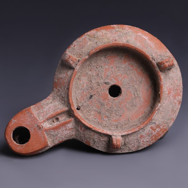 Ancient Roman Factory Lamp with Maker's Mark