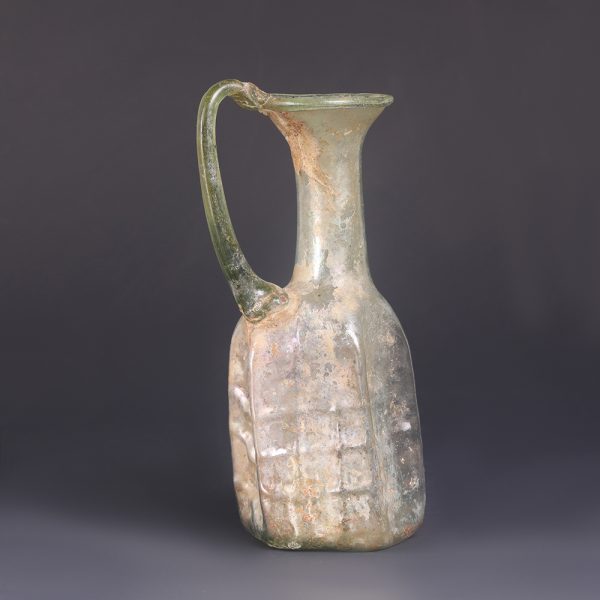 Roman Light Green Glass Jug