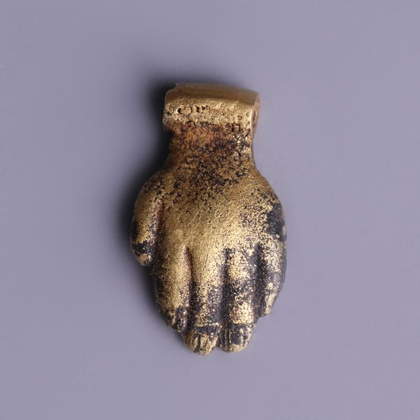 Egyptian Gold Hand Amulet
