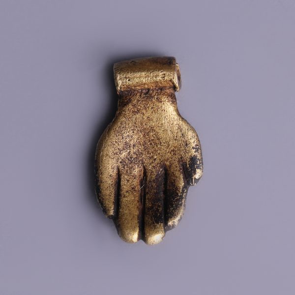 Egyptian Gold Hand Amulet