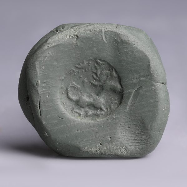 Near Eastern Urartu Alabaster Bell-Shaped Seal
