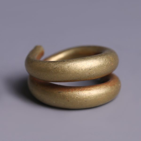 European Bronze Age Gold Hair Ring