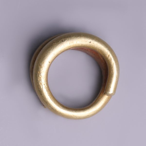 European Bronze Age Gold Hair Ring