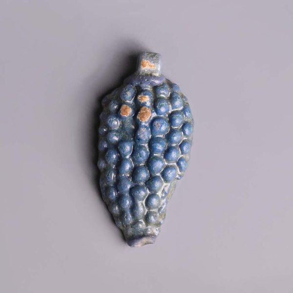 Ancient Egyptian Faience Grape Bunch Amulets