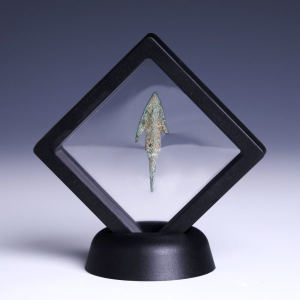 Framed Luristan Bronze Arrowhead