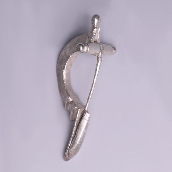 Roman Silver Crossbow Brooch