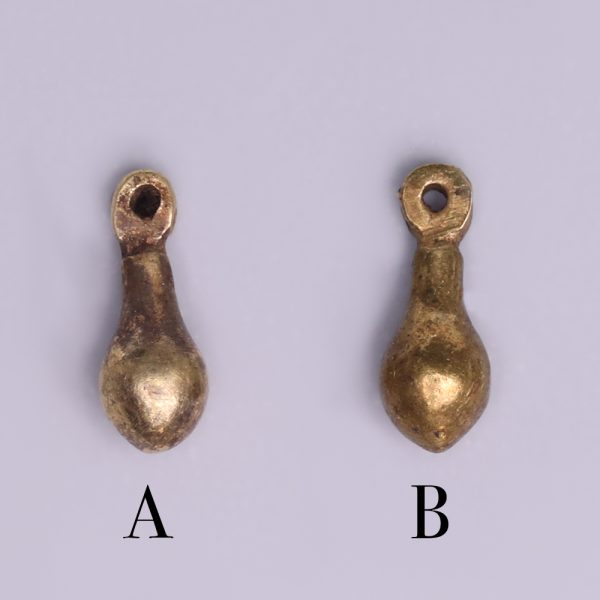 Selection of Egyptian Gold Teardrop Amulets