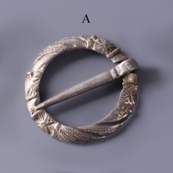 Selection of Medieval Silver Ring Brooches