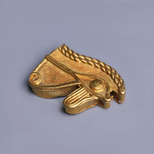 Ancient Egyptian Gold Eye of Horus Amulet
