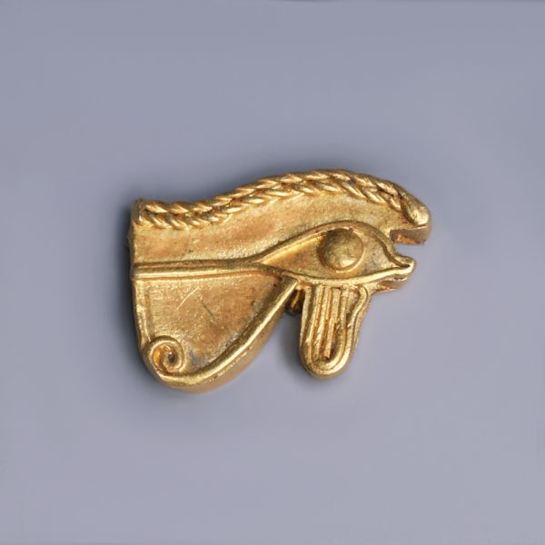Ancient Egyptian Gold Eye of Horus Amulet