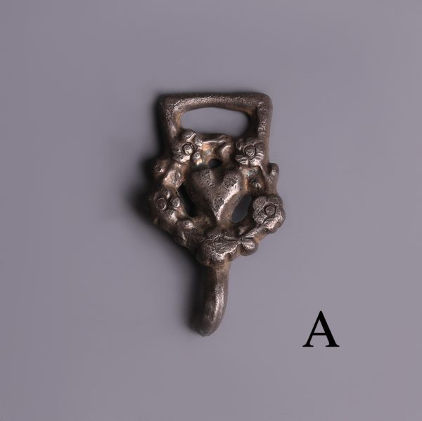 Pair of Tudor Silver Clothes Hooks