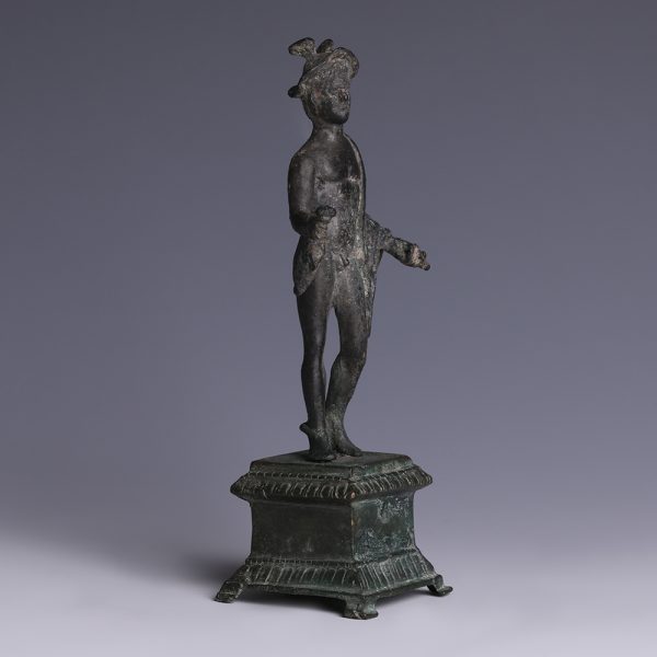 Roman Bronze Mercury Statue