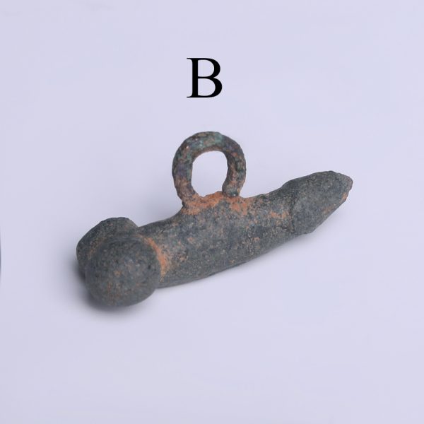 Selection of Roman Bronze Phallic Amulets