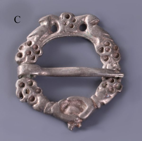 Selection of Medieval Silver Ring Brooches