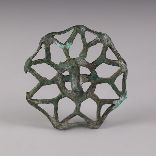 Bactrian Compartmented Stamp Seal with Floral Motif