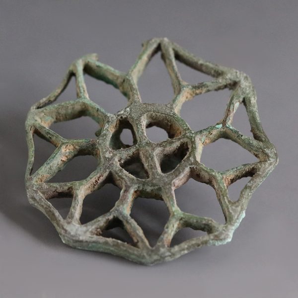 Bactrian Compartmented Stamp Seal with Floral Motif
