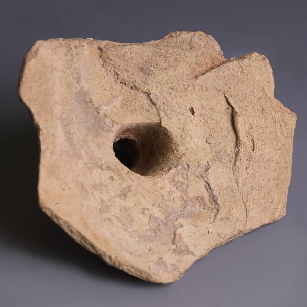 Roman Terracotta Jar Fragment with Erotic Scenes