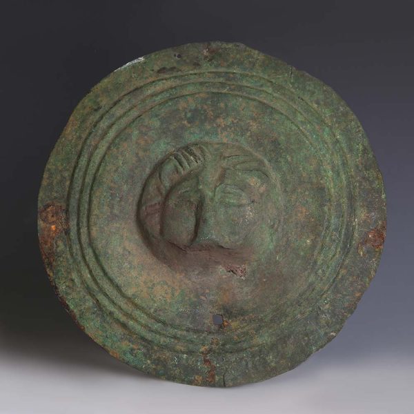 Etruscan Bronze Lion Shield Boss