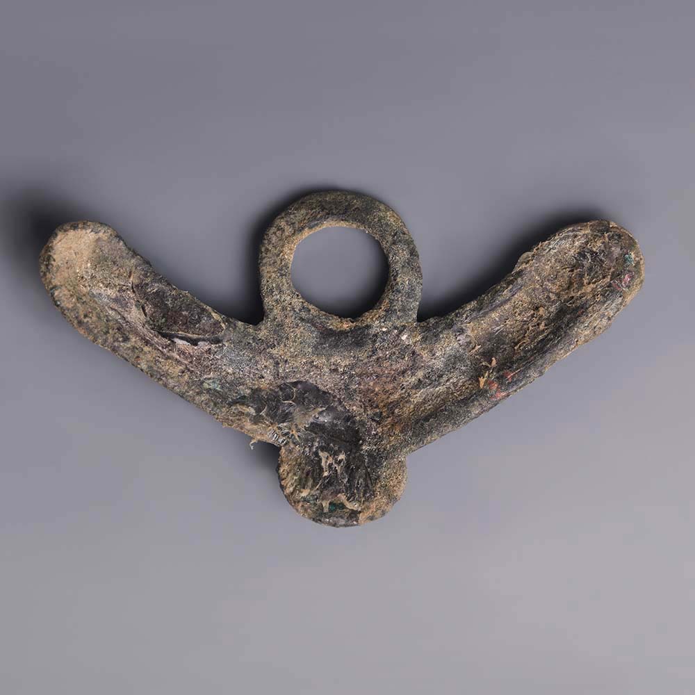 Roman Bronze Phallic Amulet Roman Bronze Phallic Amulet