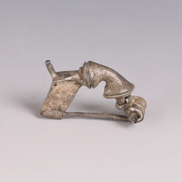 Roman Silver Trumpet-Headed Brooch