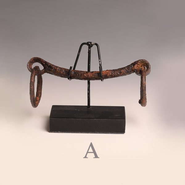 Ancient Roman Iron Horse Bridle Bits