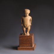 Egyptian Faience Figurine of Pataikos