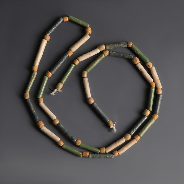 Egyptian Polychrome Faience Beaded Necklace