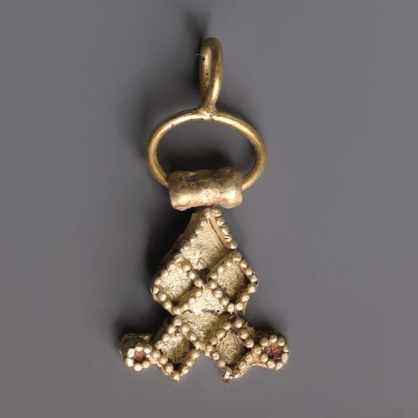 Western Asiatic Electrum Gold Pendant