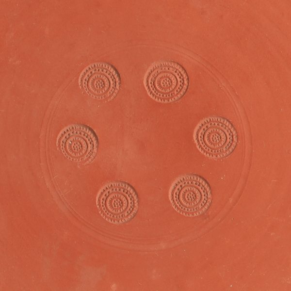 Roman Redware Bowl with Six Circles