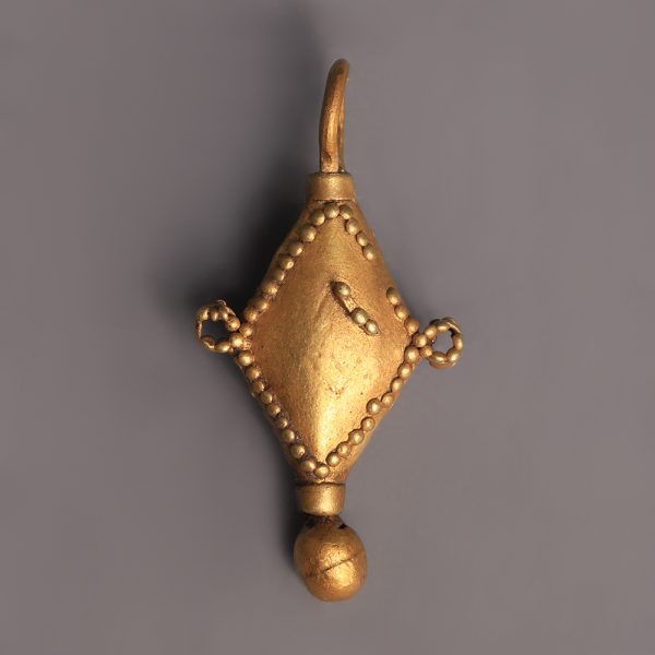 Western Asiatic Gold Granule Pendant