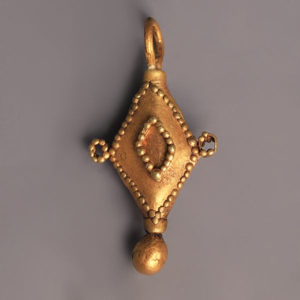 Western Asiatic Gold Granule Pendant