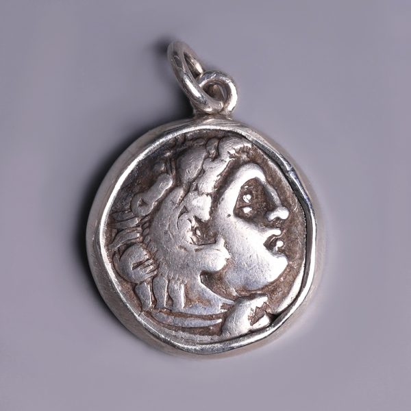 Selection of Alexander the Great Silver Drachm Pendants