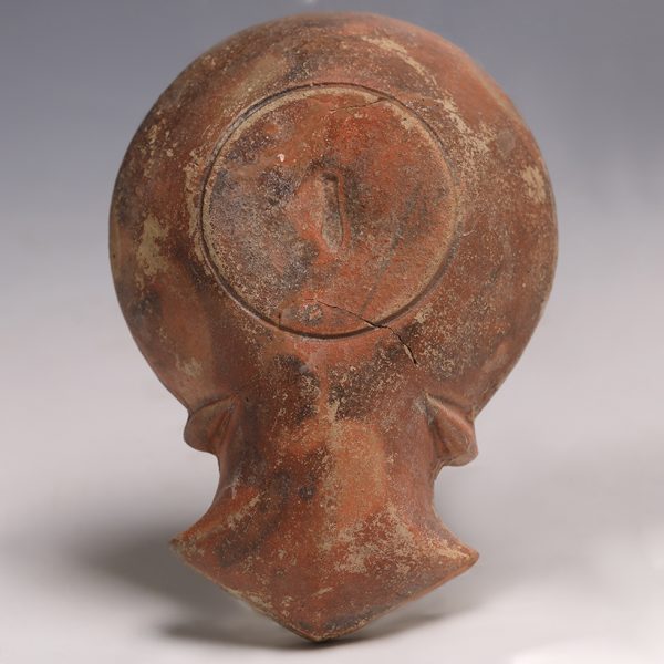 Roman Oil Lamp with a Stork