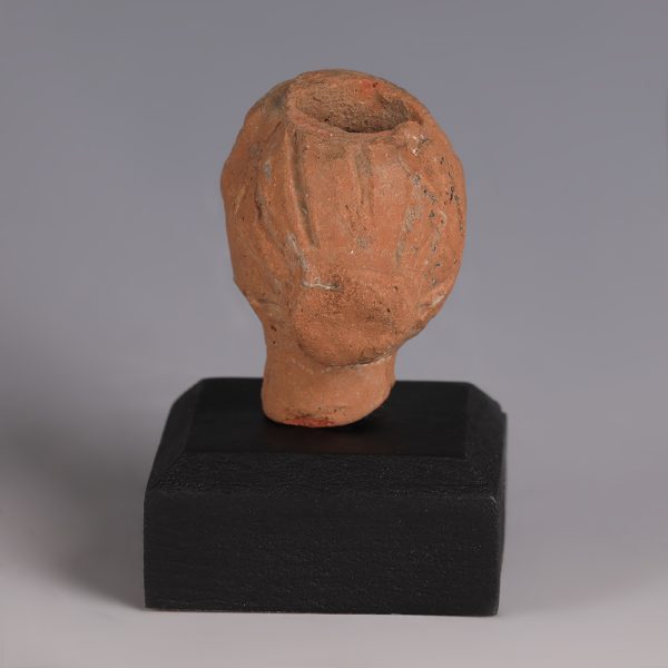 Ancient Greek Hellenistic Terracotta Head of a Female