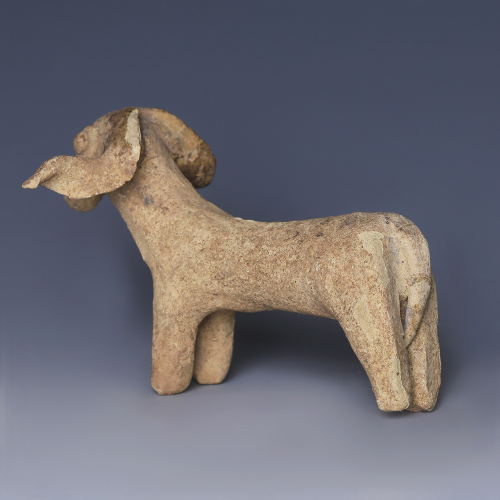 Assyrian Clay Ram Figurine Assyrian Clay Ram Figurine