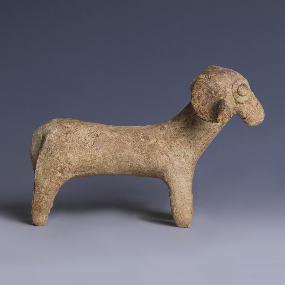 Assyrian Clay Ram Figurine Assyrian Clay Ram Figurine