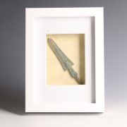 Framed Bronze Luristan Arrowhead