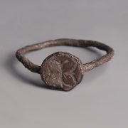 Byzantine Silver Ring with Cross