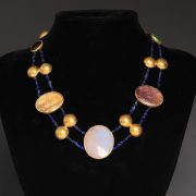 Late Hellenistic-Early Roman Gold & Semi-Precious Stone Necklace