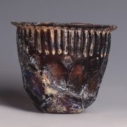 Roman Aubergine Glass Beaker