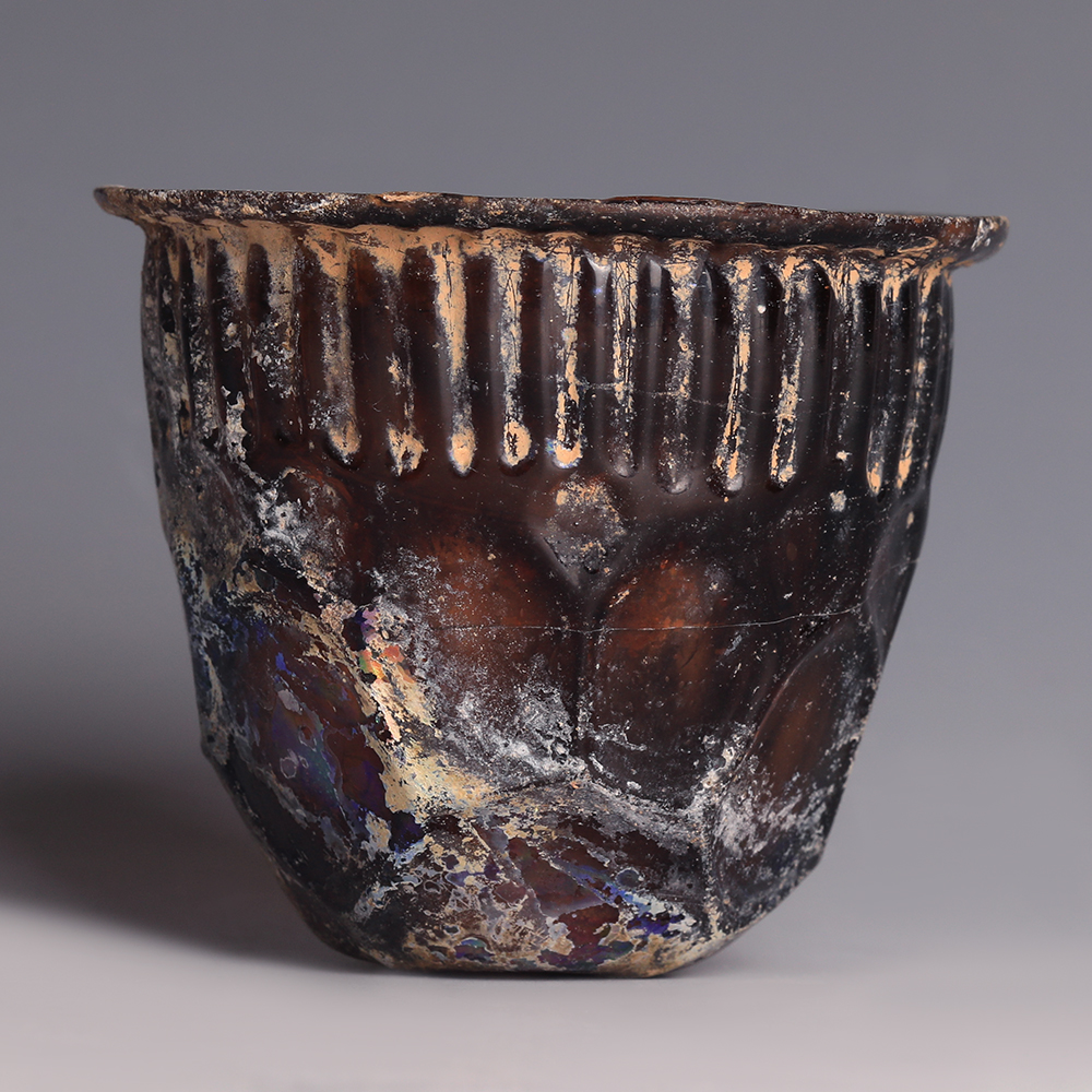 Roman Aubergine Glass Beaker Roman Aubergine Glass Beaker