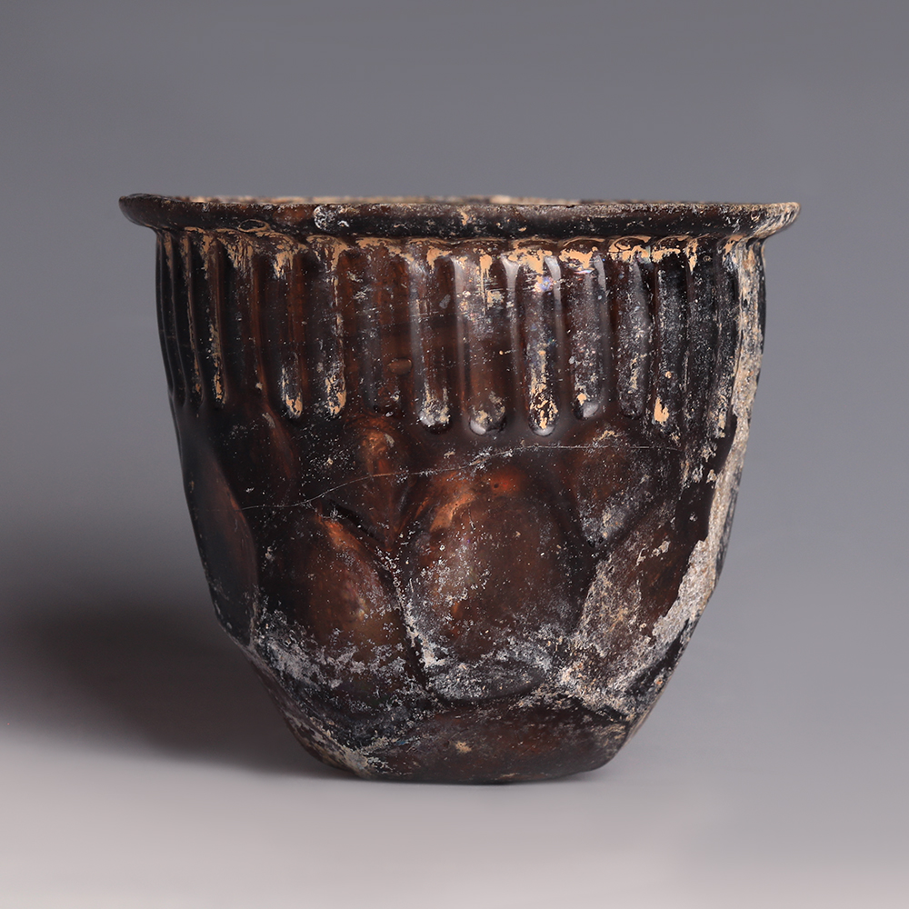 Roman Aubergine Glass Beaker Roman Aubergine Glass Beaker