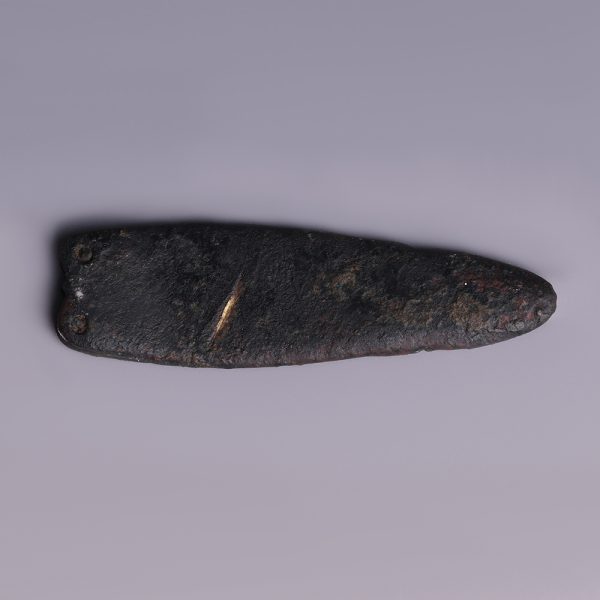 Anglo-Saxon Bronze Zoomorphic Strap-End