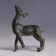 Roman Bronze Deer Statuette
