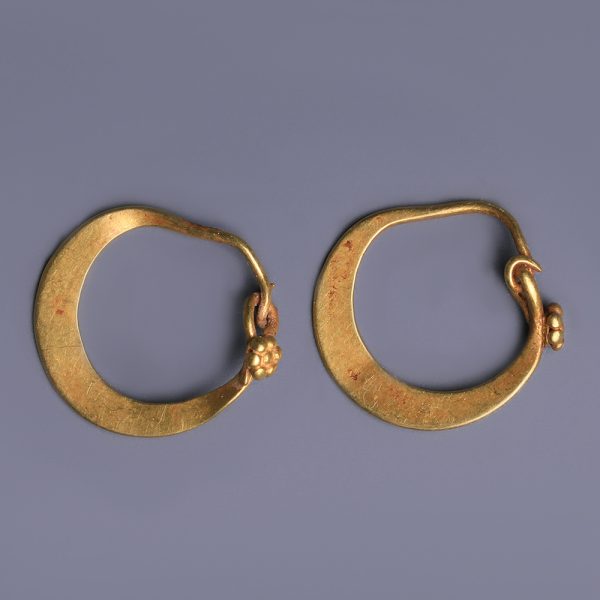 Roman Crescent-Shaped Earrings
